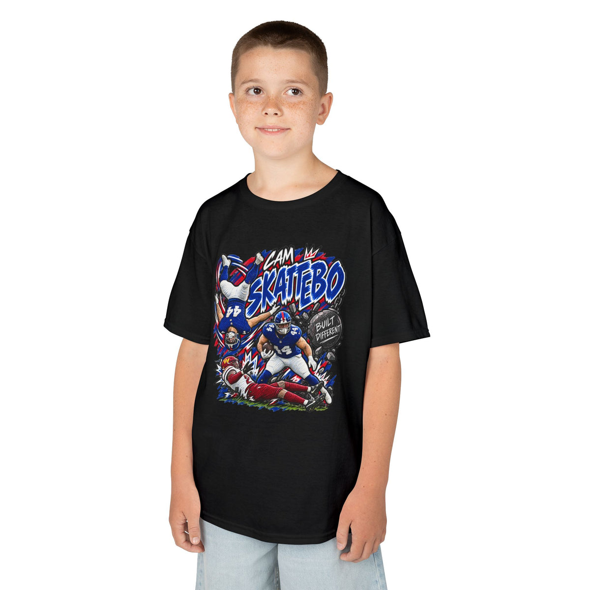 YOUTH Cam Skattebo Graphic T-Shirt - Sunday Standouts Sketch Series