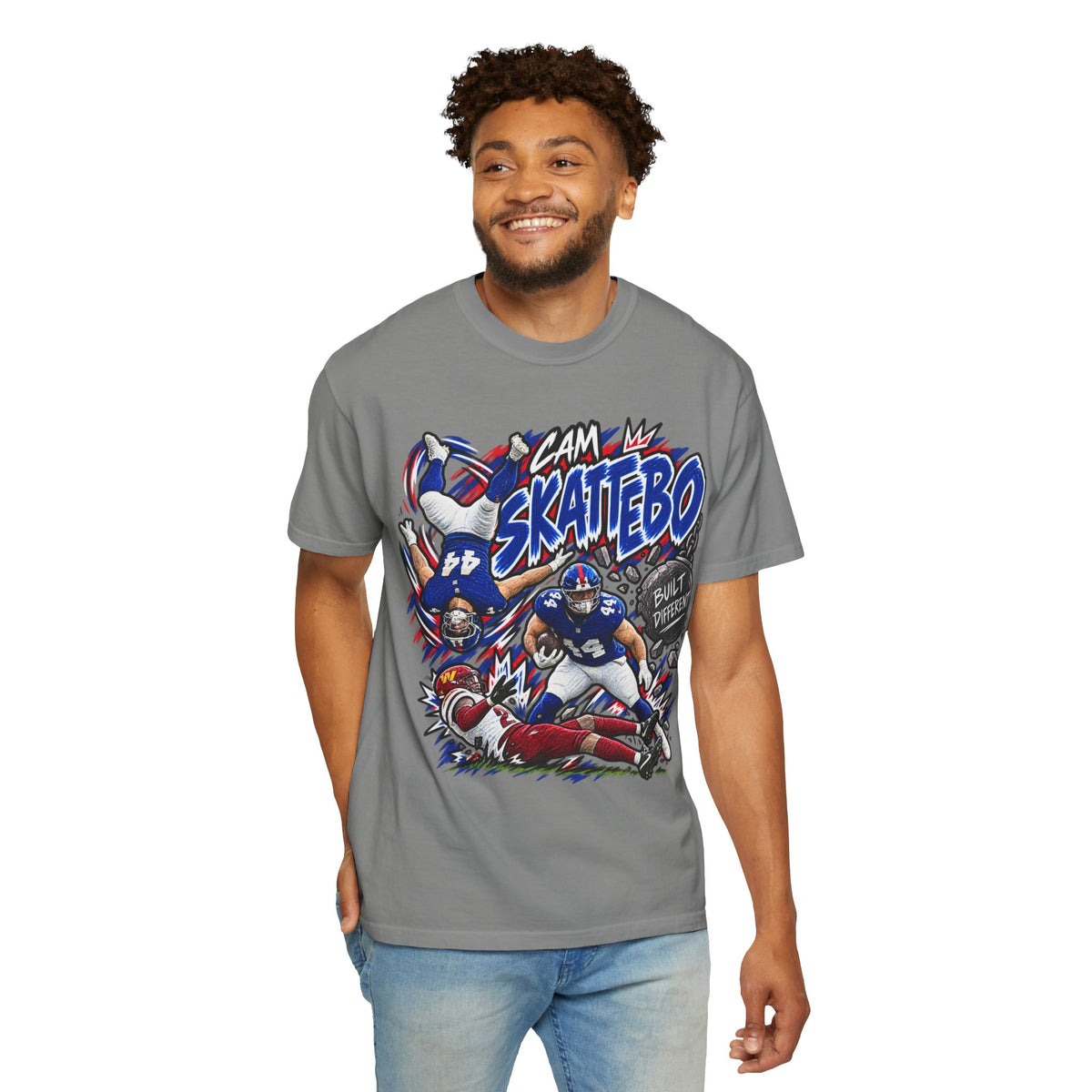 Cam Skattebo Graphic T-Shirt - Sunday Standouts Sketch Series