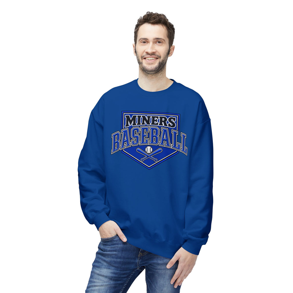 Miners Baseball Crewneck Sweatshirt
