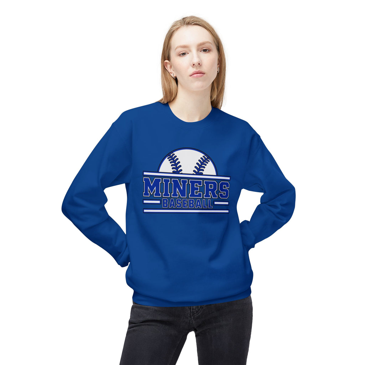 Miners Baseball Crewneck Sweatshirt