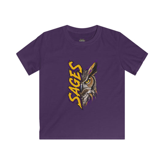 YOUTH Sages Tee — 'Sages' Owl Graphic Youth T‑Shirt