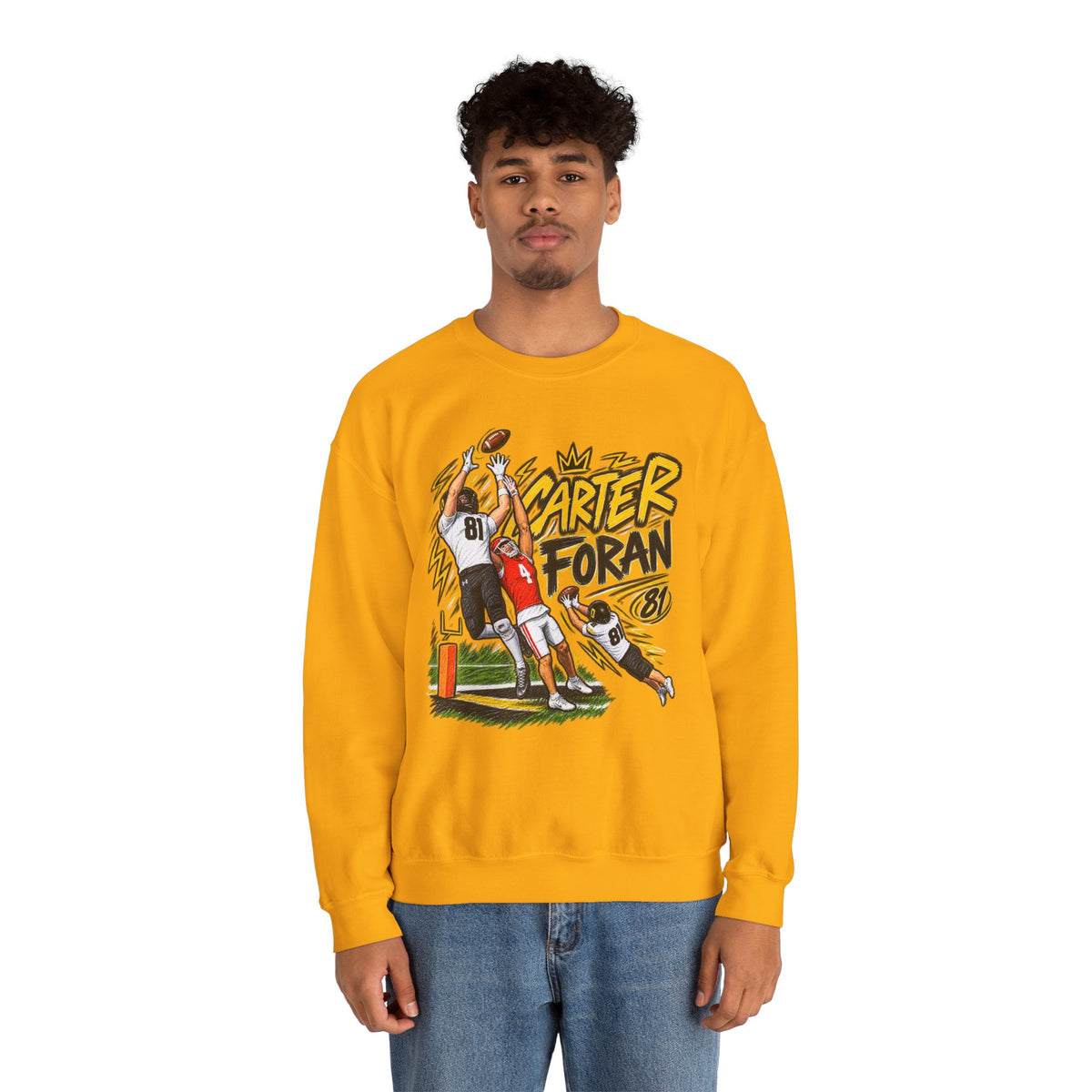 CARTER FORAN Graphic Crewneck - Saturday Standouts Sketch Series