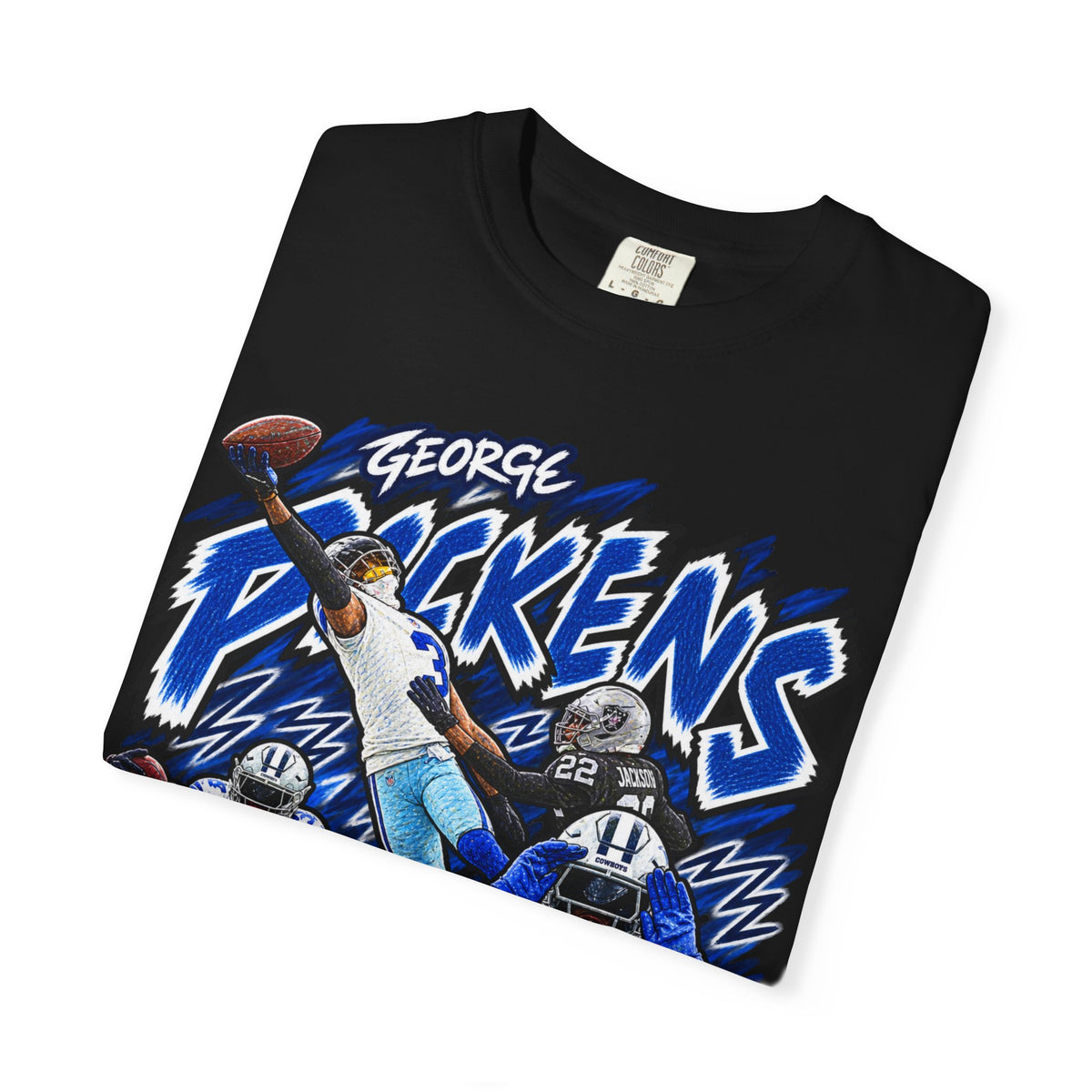 George Pickens Graphic T-Shirt - Sunday Standouts Sketch Series