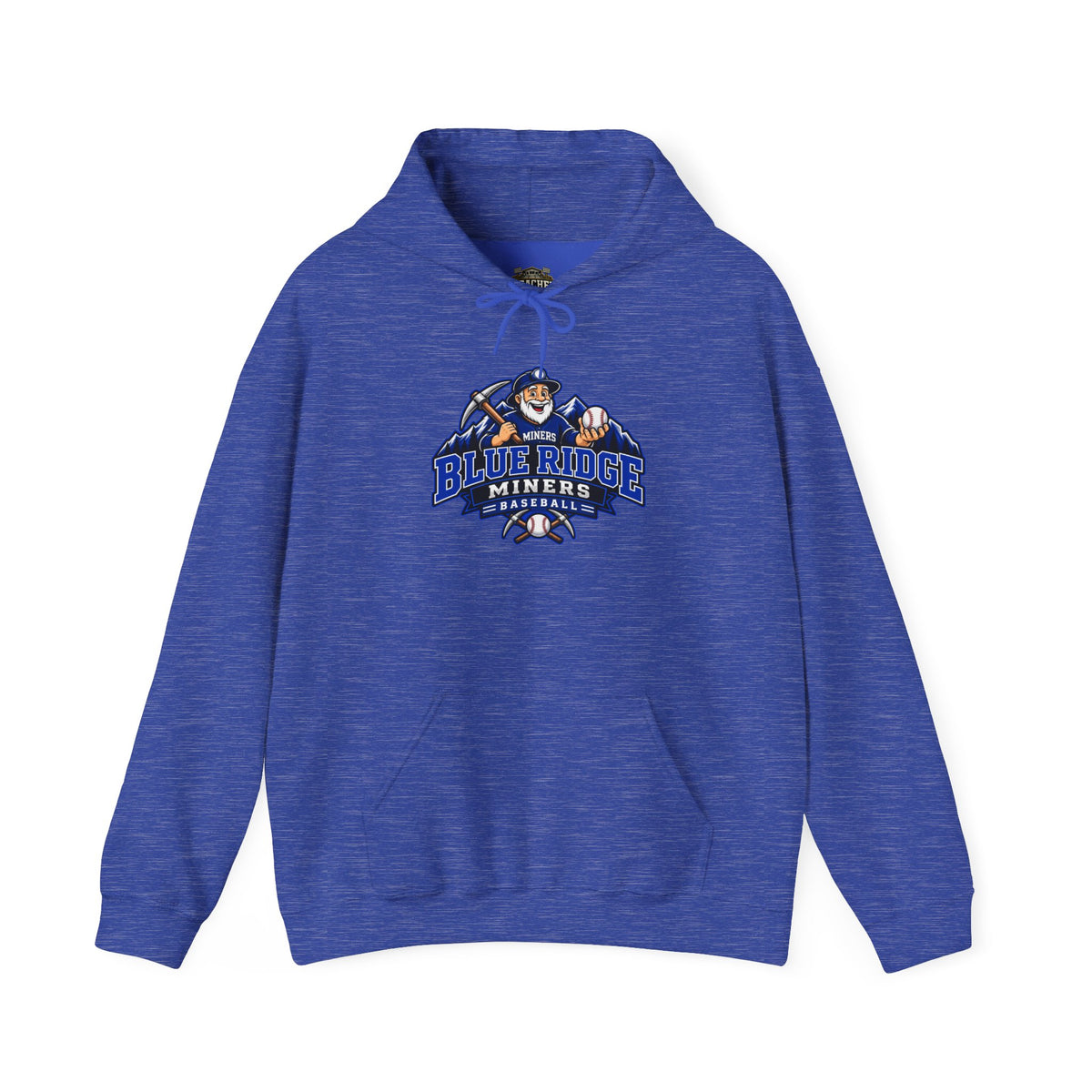 Blue Ridge Miners Mascot Logo Hoodie