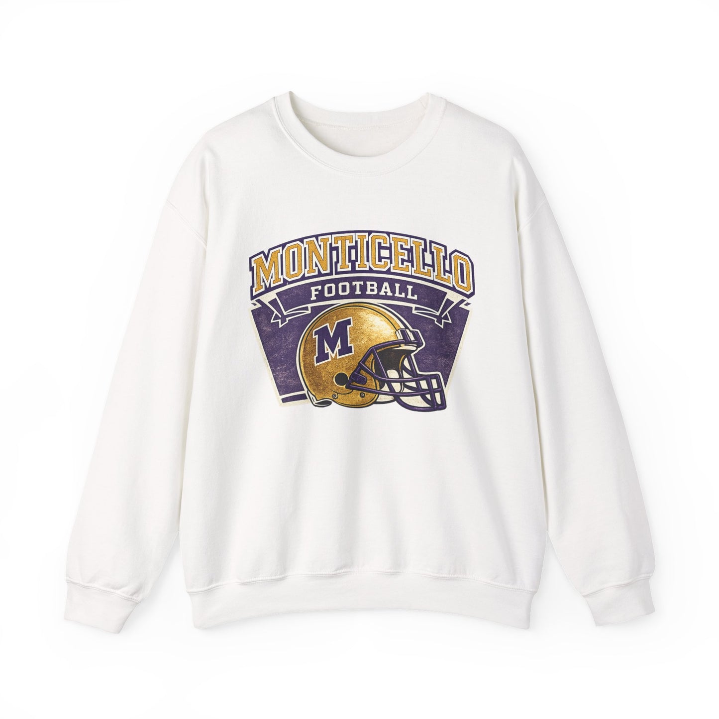 Monticello Football Vintage Crewneck Sweatshirt