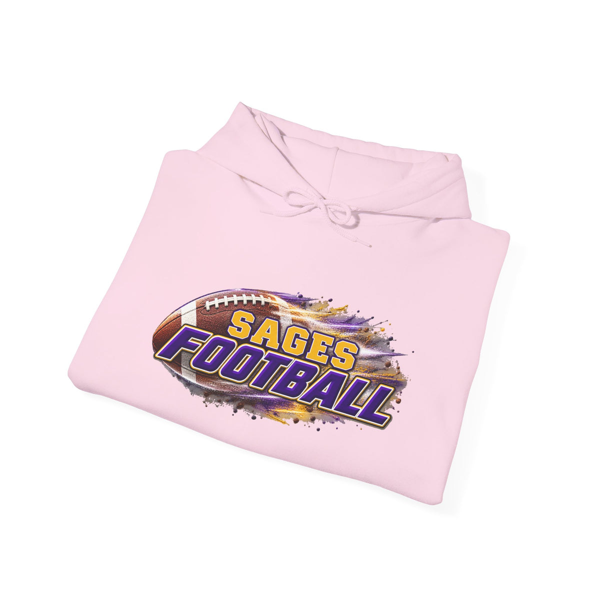 Sages Flaming Football Hoodie