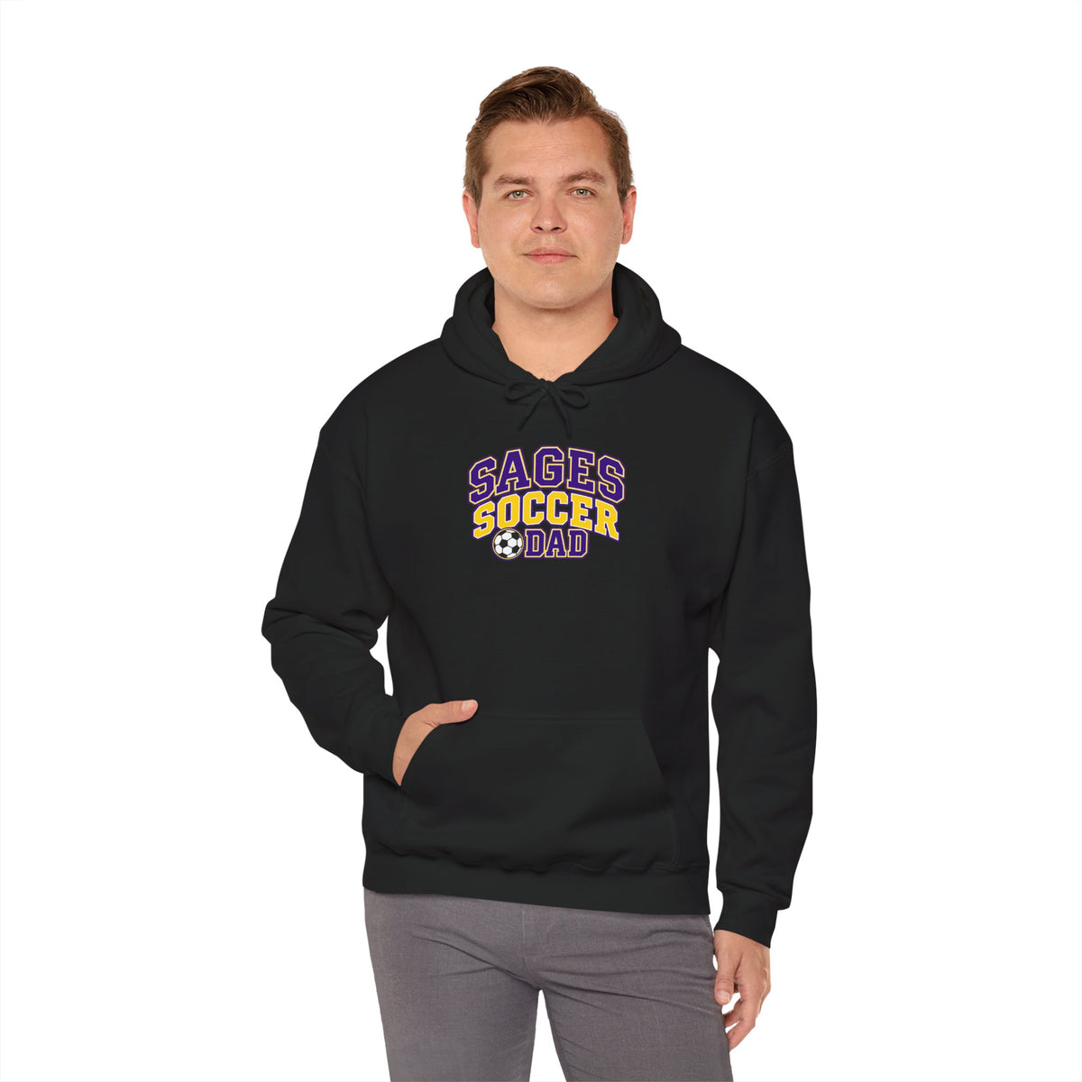 Sages Soccer Dad Unisex Heavy Blend™ Hooded Sweatshirt