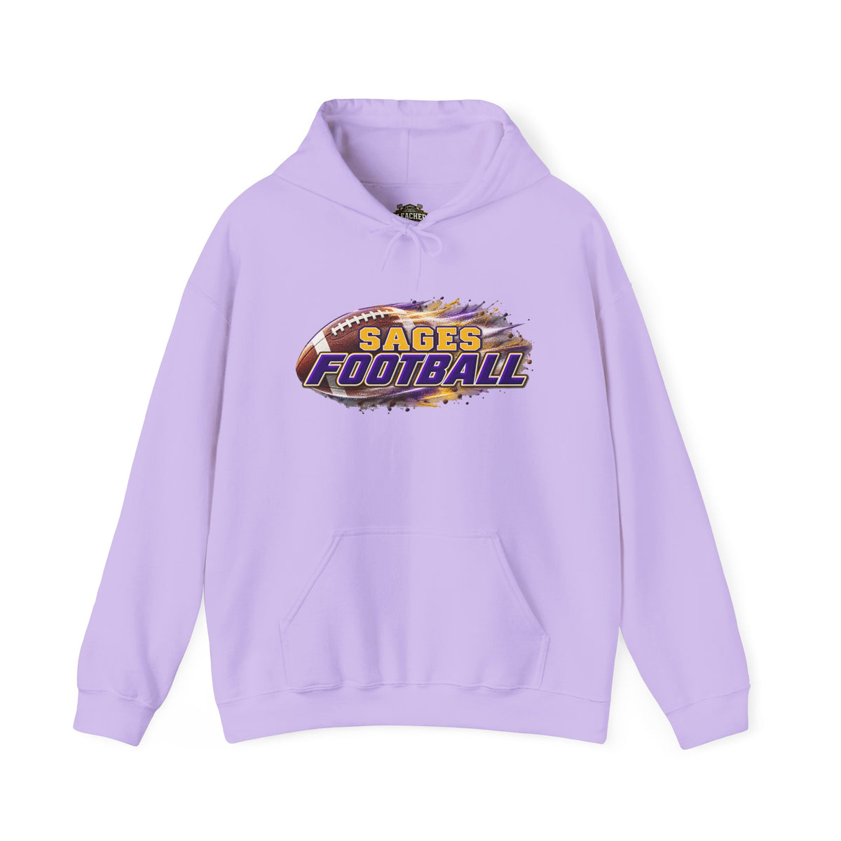 Sages Flaming Football Hoodie