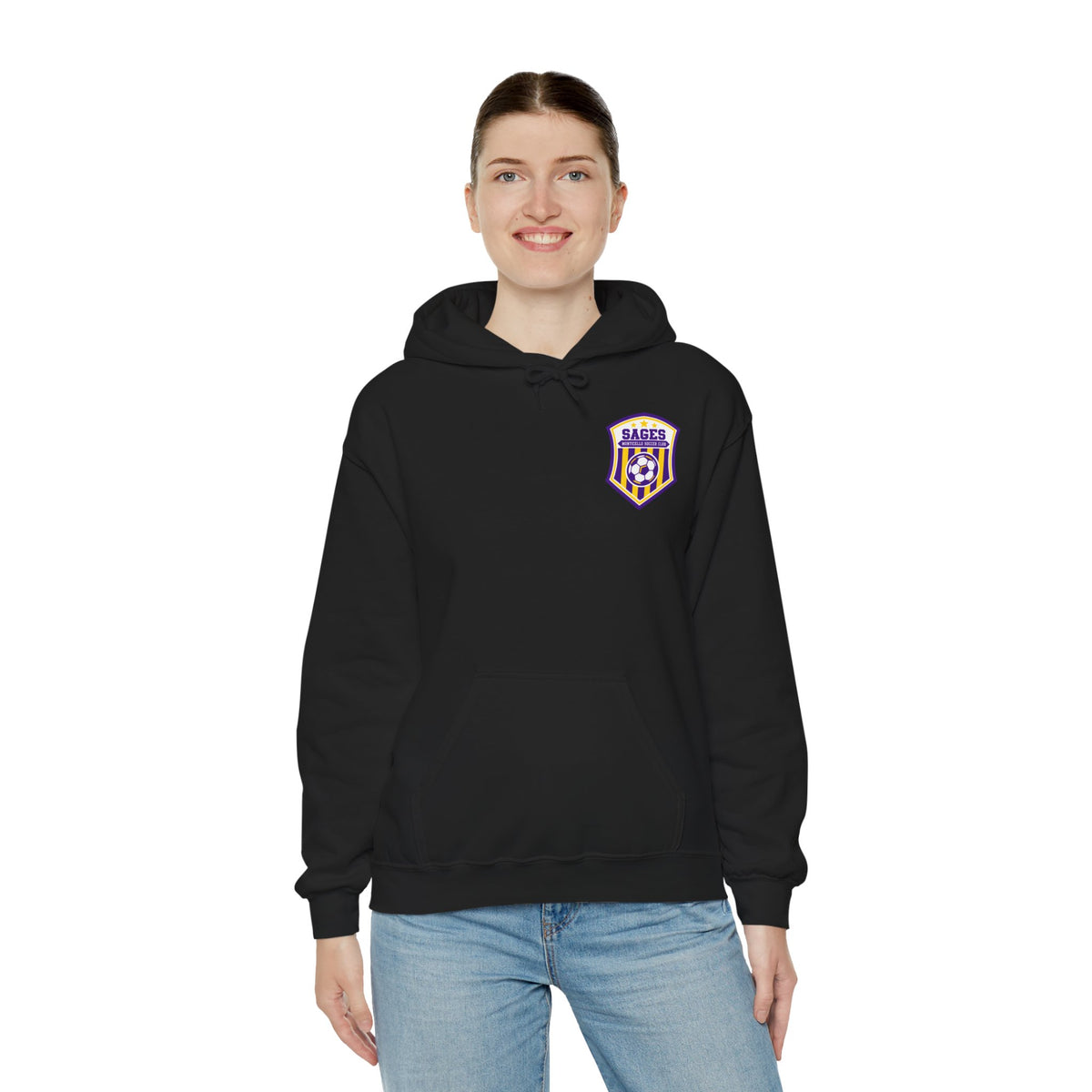 Monticello Soccer Club Crest Hoodie - Unisex Hooded Sweatshirt
