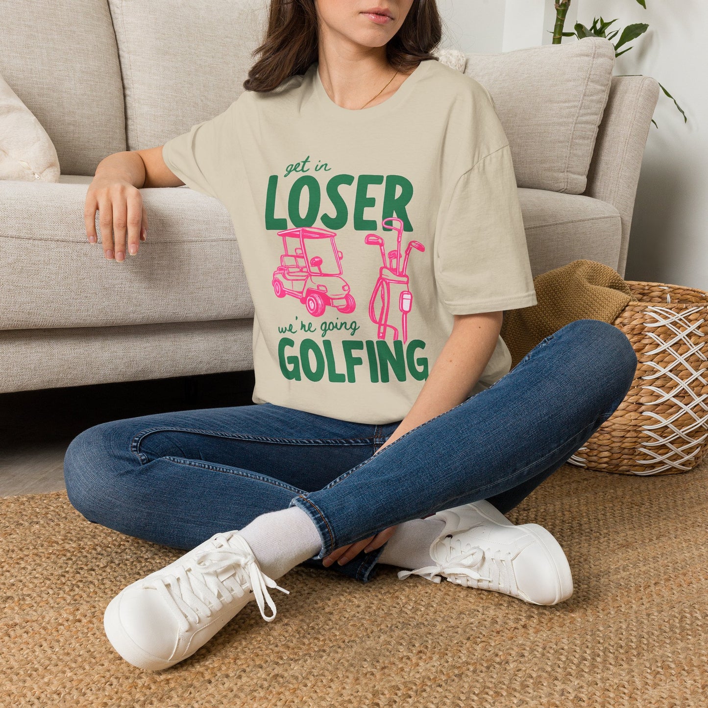 Get in LOSER, we're going GOLFING, Funny Golf Shirt