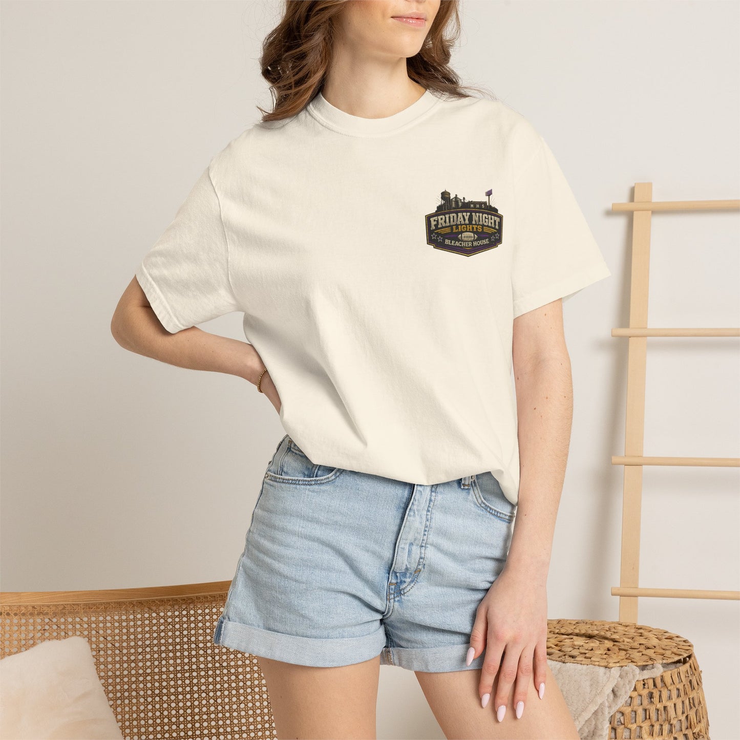 Friday Night Lights T shirt - MONTICELLO Edition - Collector's Edition (Front Patch + Back Design)
