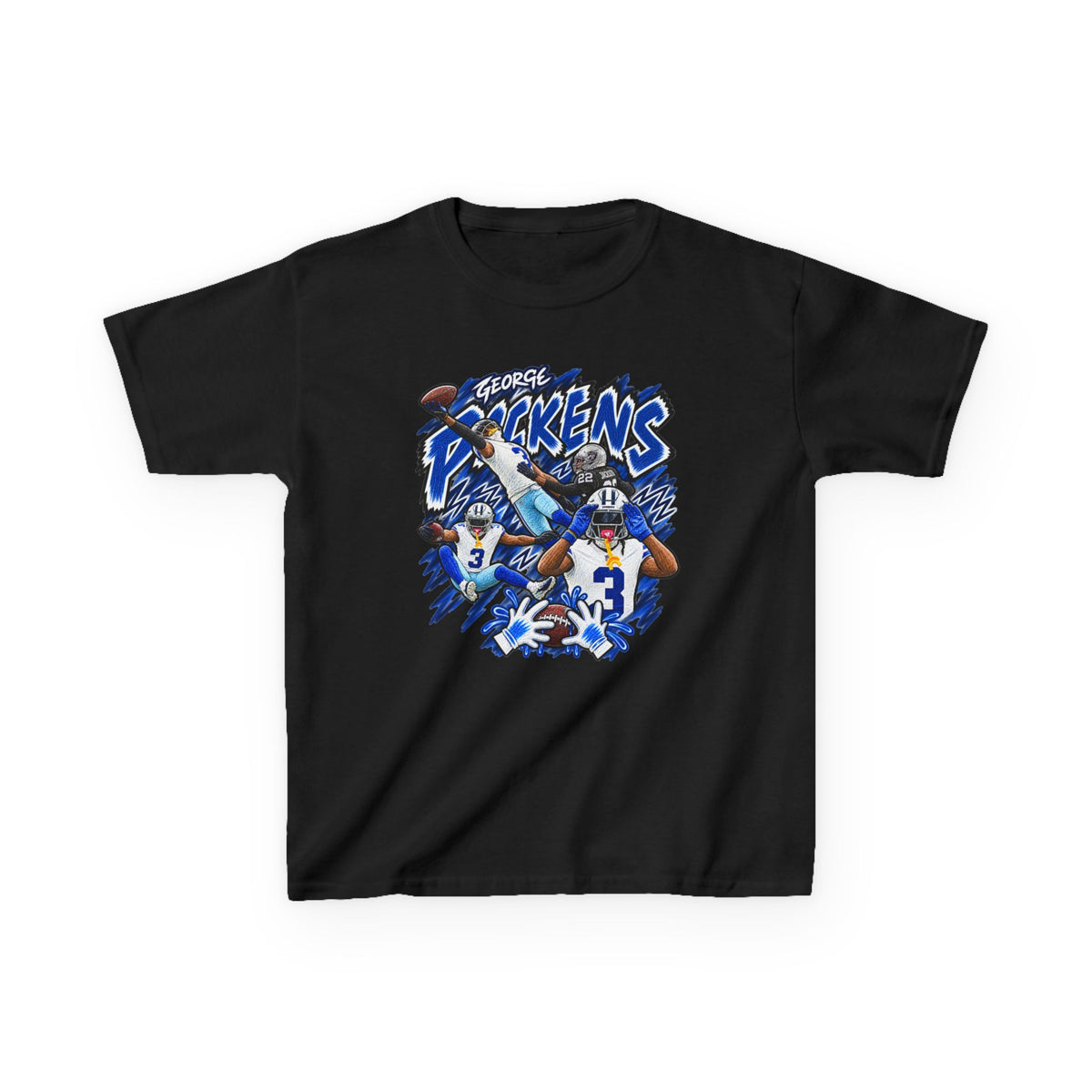 YOUTH George Pickens Graphic T-Shirt - Sunday Standouts Sketch Series