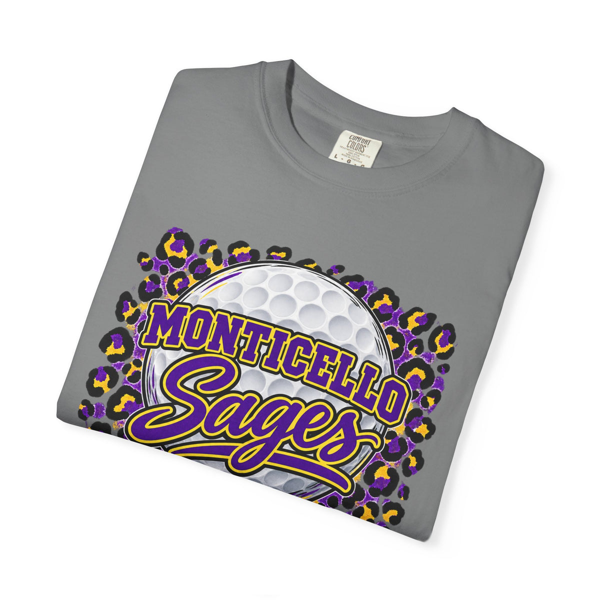 Monticello Sages Golf Leopard Mascot T-Shirt