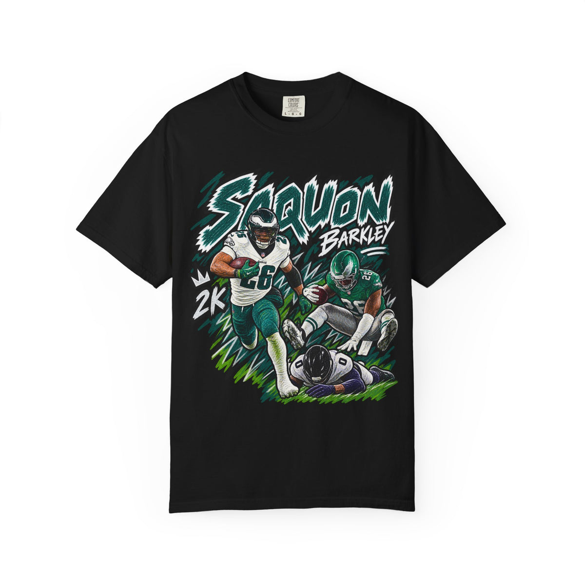 Saquon Barkley Graphic T-Shirt - Sunday Standouts Sketch Series