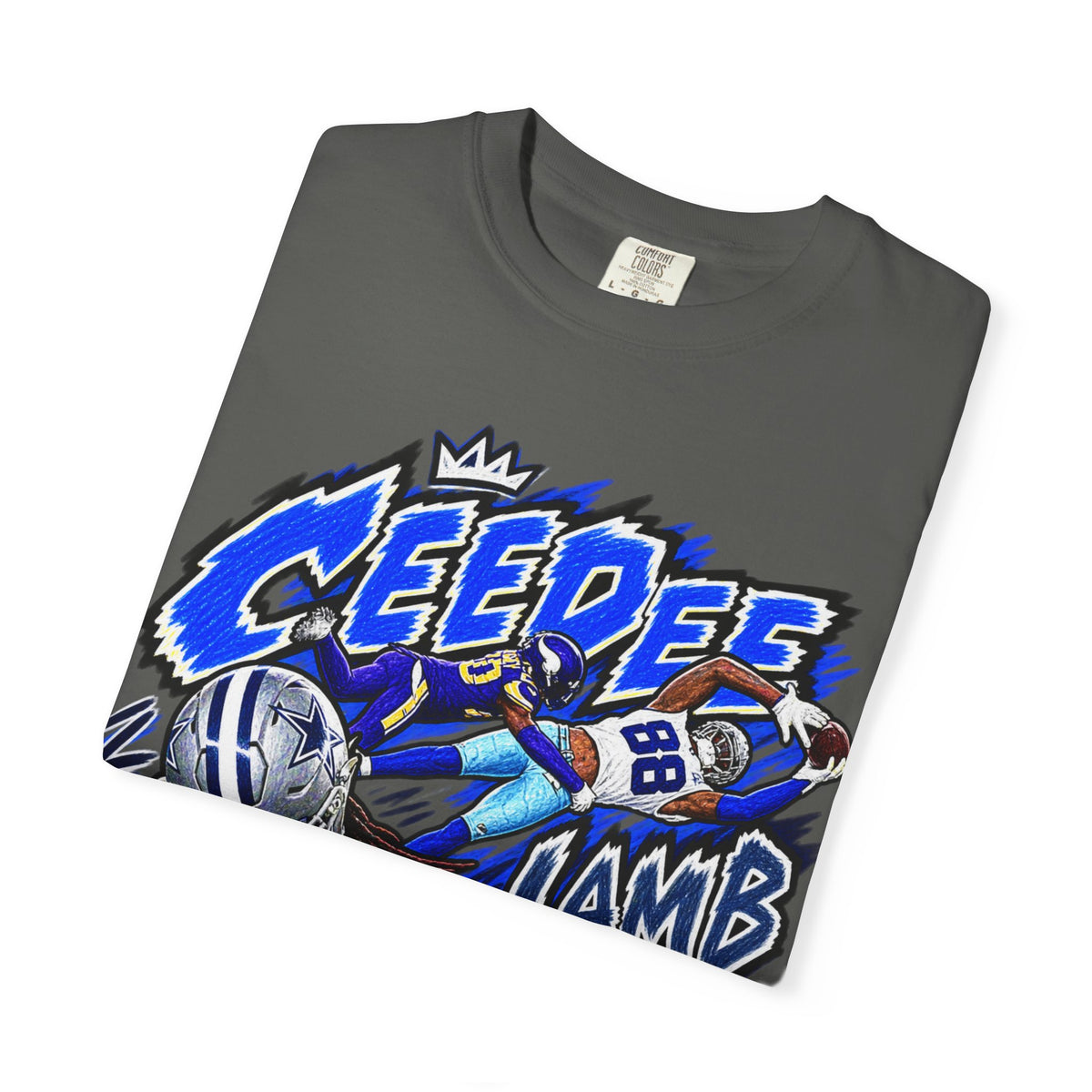 CeeDee Lamb Graphic T-Shirt - Sunday Standouts Sketch Series