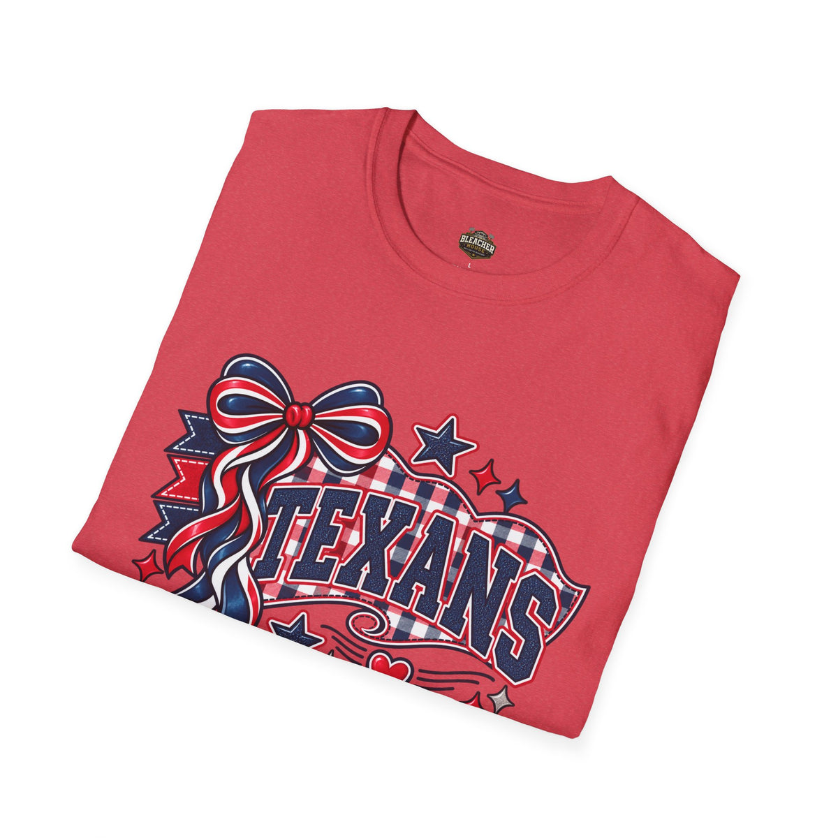 Texans Ribbon & Banner T-Shirt — Team Spirit Tee