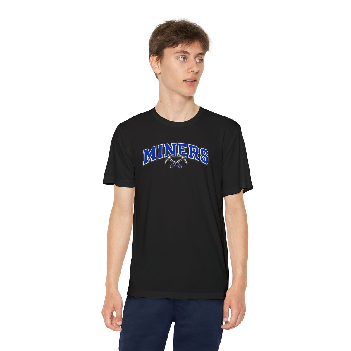 YOUTH Miners Sports Performance Polyester Athletic Tee