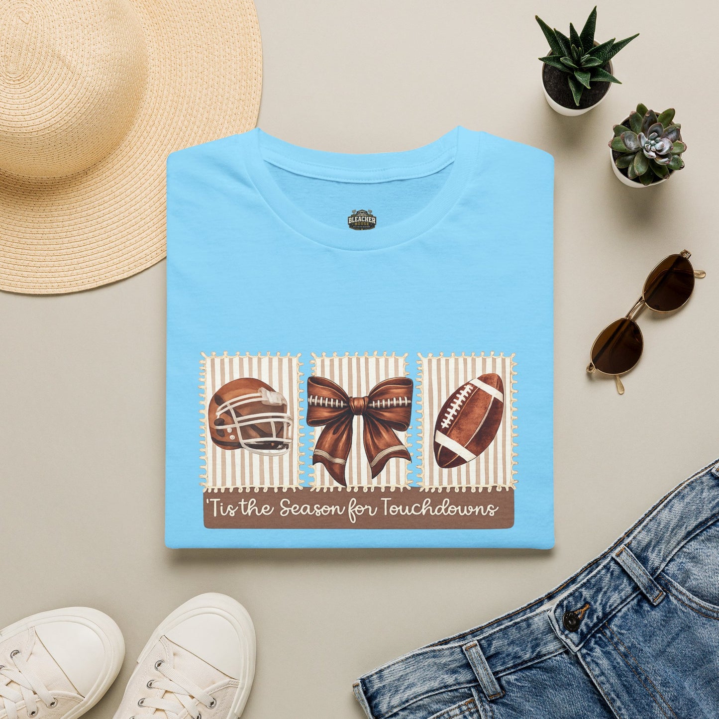 Football Holiday T-Shirt — 'Tis the Season for Touchdowns
