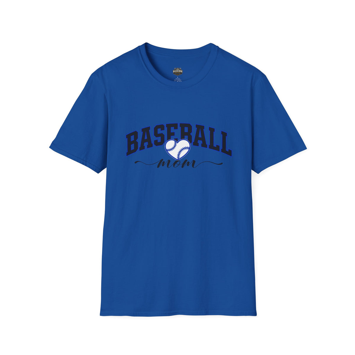 Baseball Mom T‑Shirt — Heart Baseball Design, Mom Gift for Spring Season & Game Day