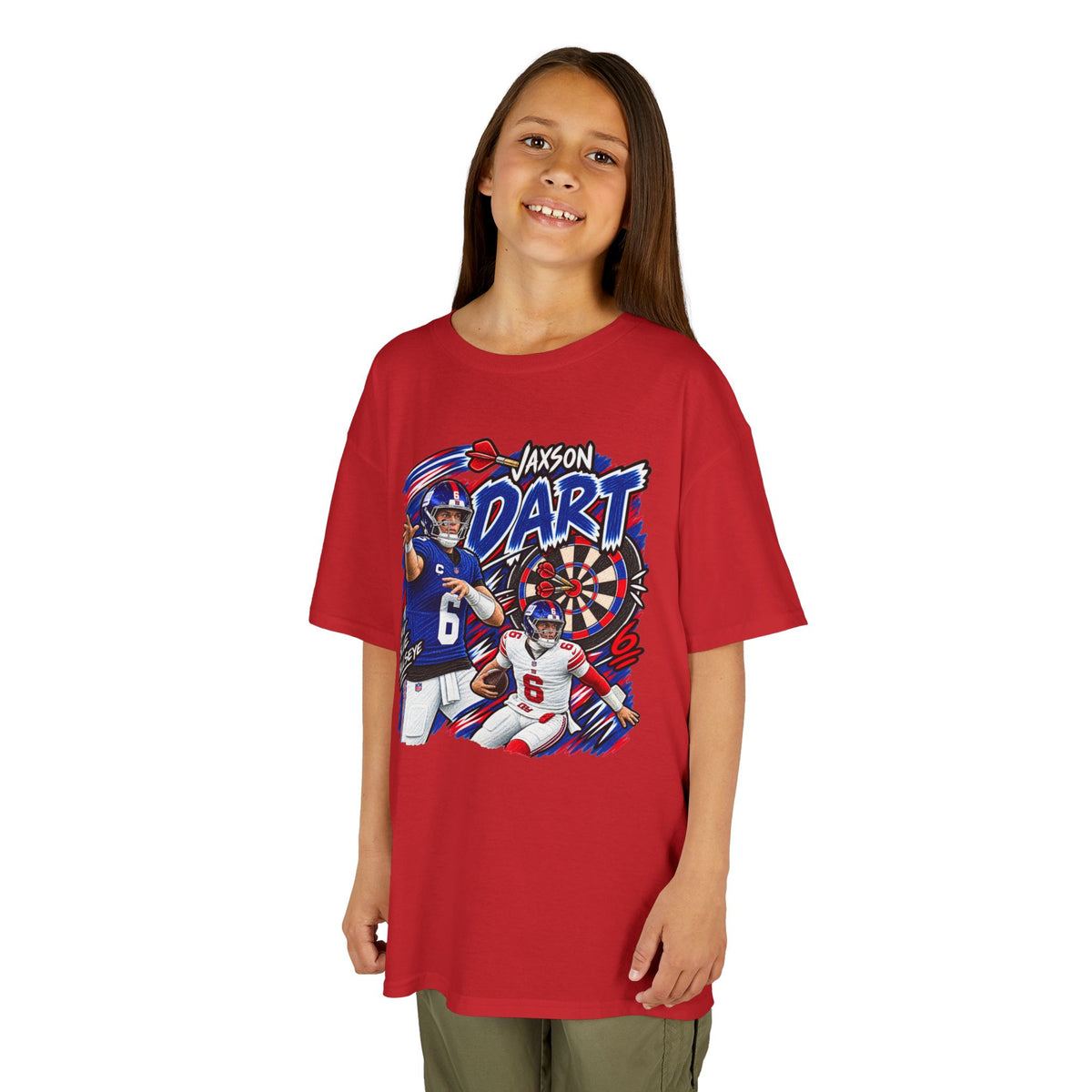 YOUTH Jaxson Dart Graphic T-Shirt - Sunday Standouts Sketch Series