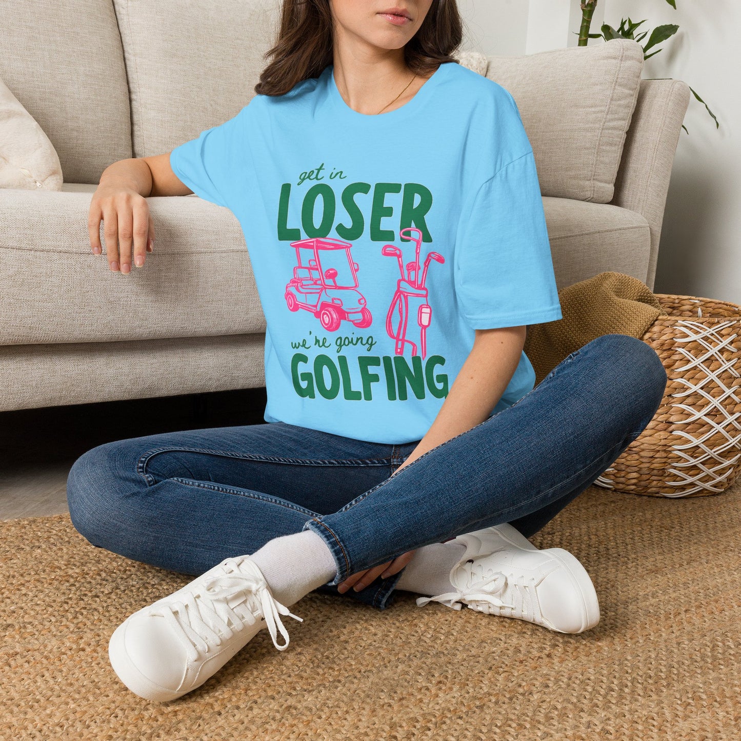 Get in LOSER, we're going GOLFING, Funny Golf Shirt