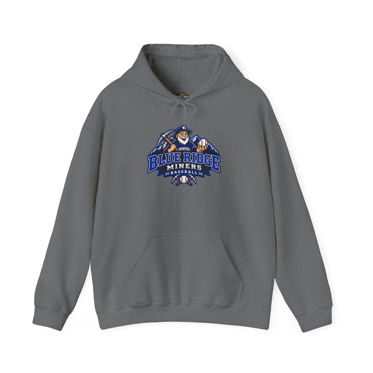 Blue Ridge Miners Mascot Logo Hoodie
