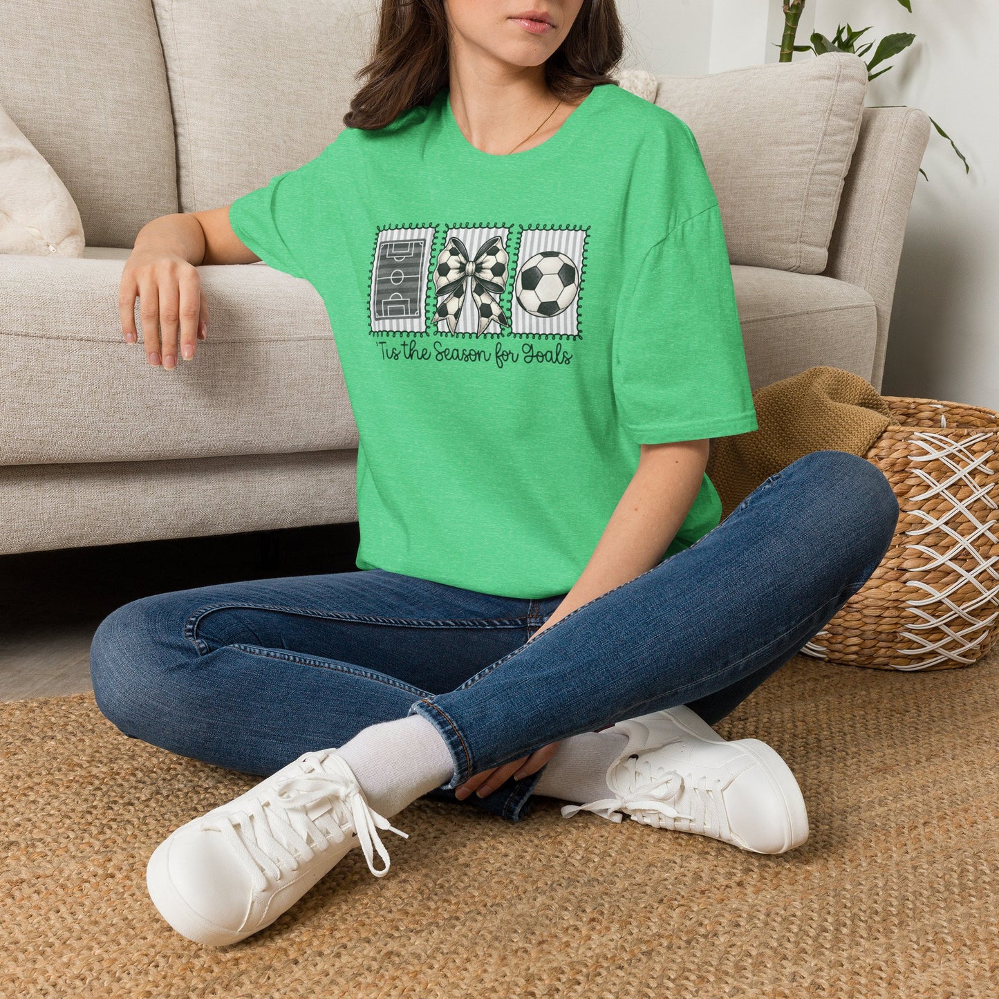 Soccer T‑Shirt — "Tis the Season for Goals"  Soccer Tee