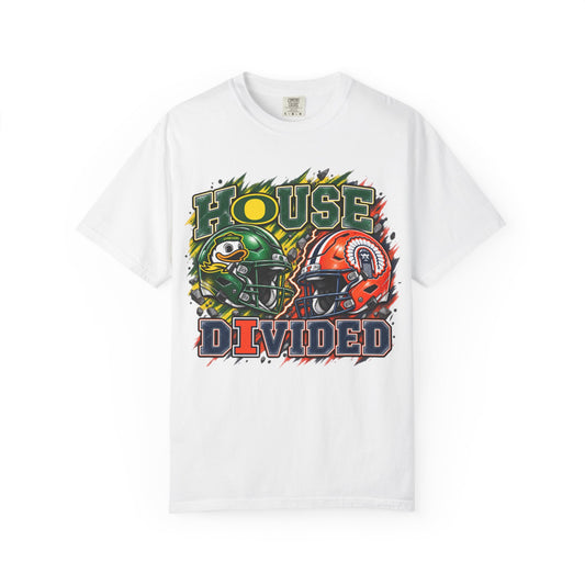 House Divided Football T-Shirt - Oregon vs. Illinois
