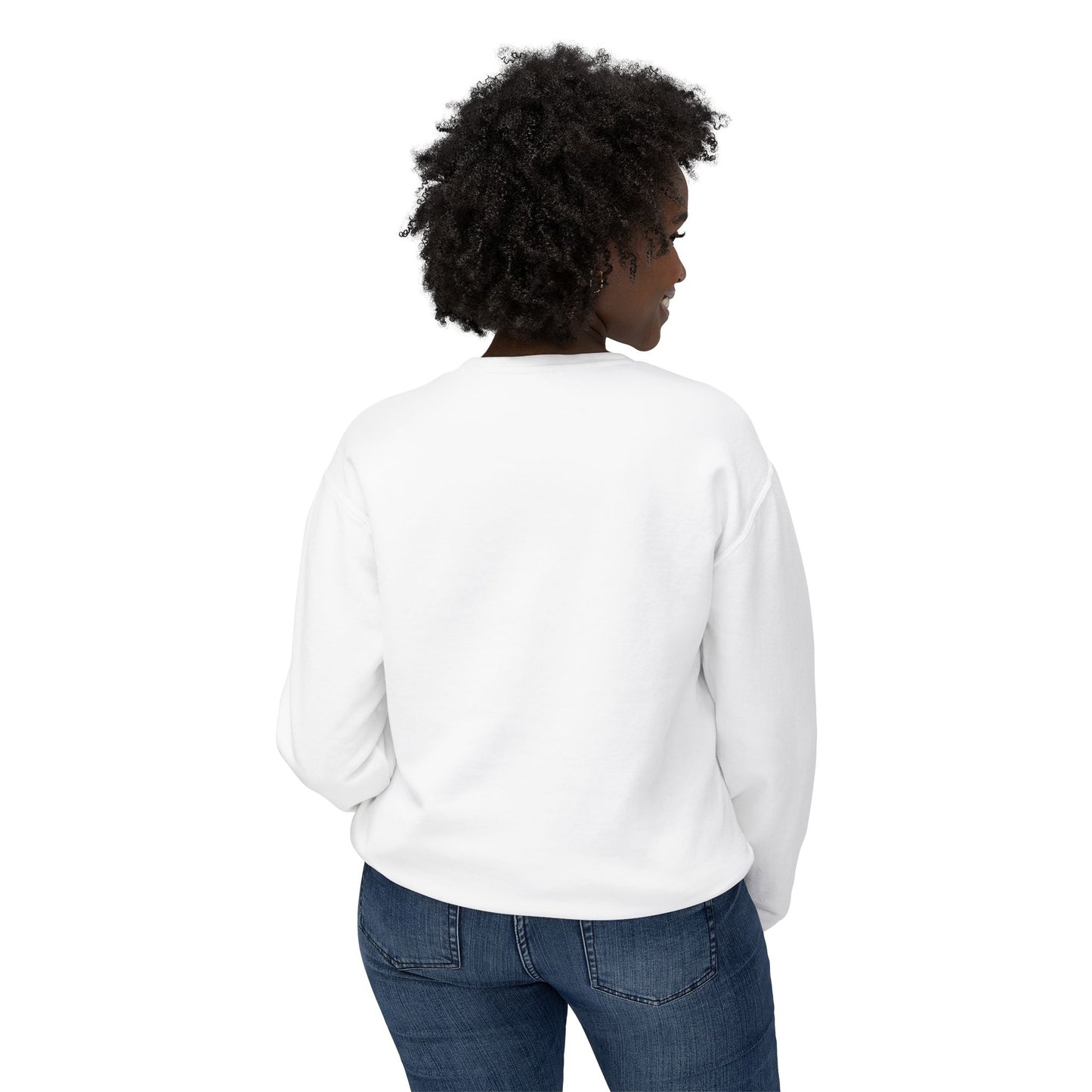 Sages Crewneck Sweatshirt — Yellow Polka Dot Bow Graphic