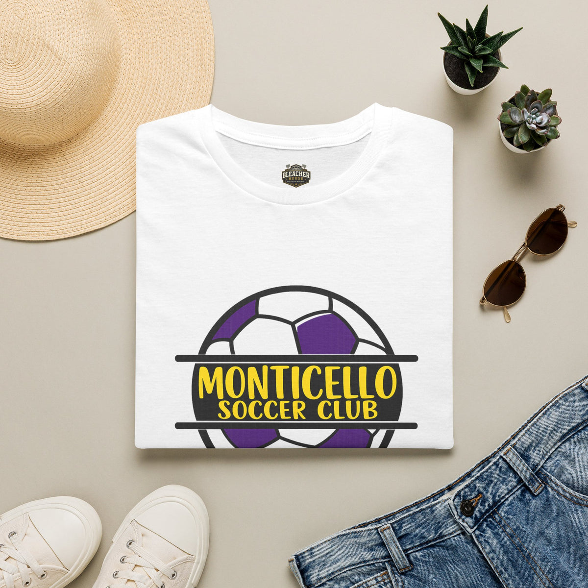 Monticello Soccer Club T-Shirt — Adult Team Support Tee