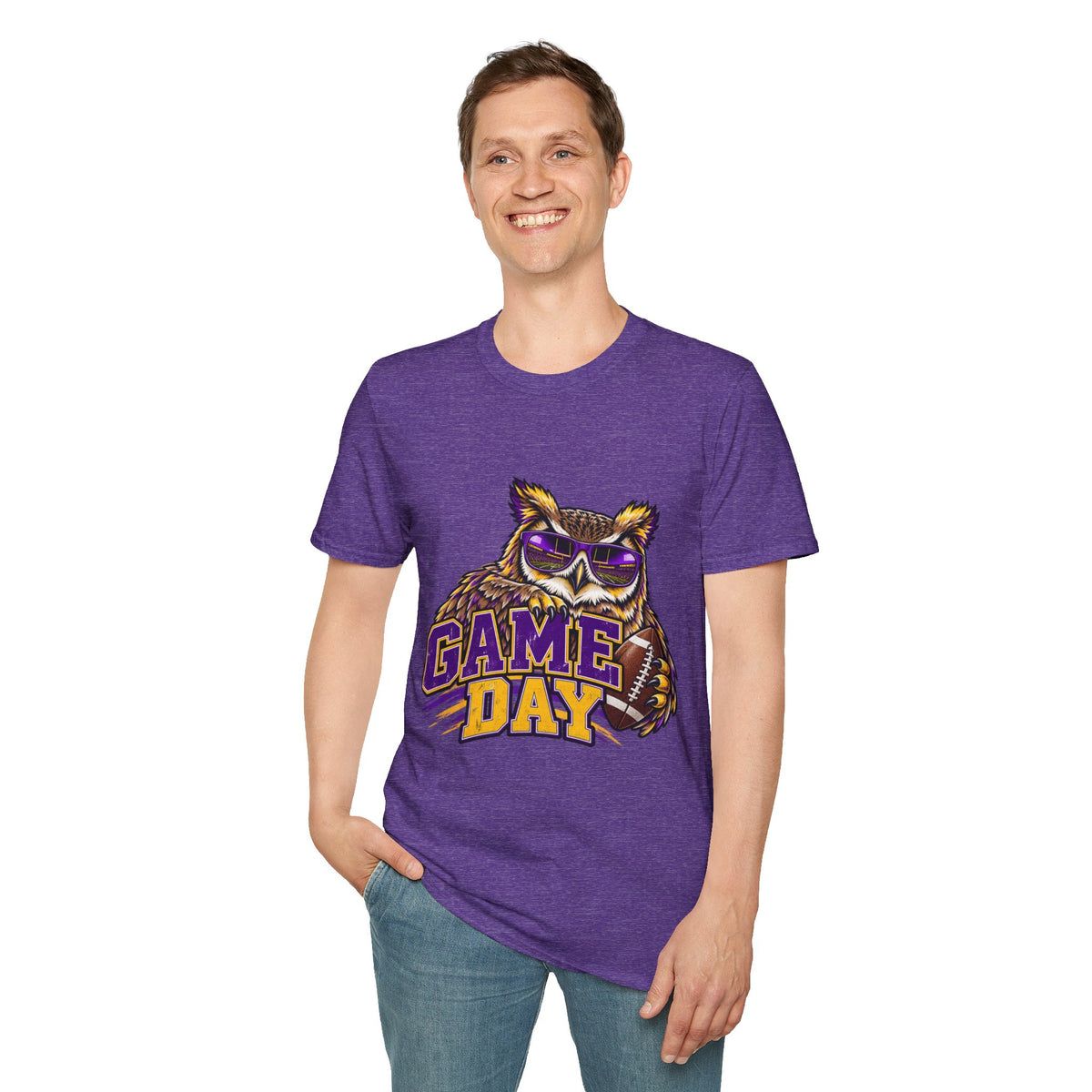 Game Day Owl T-Shirt — Vintage Sports Mascot Tee