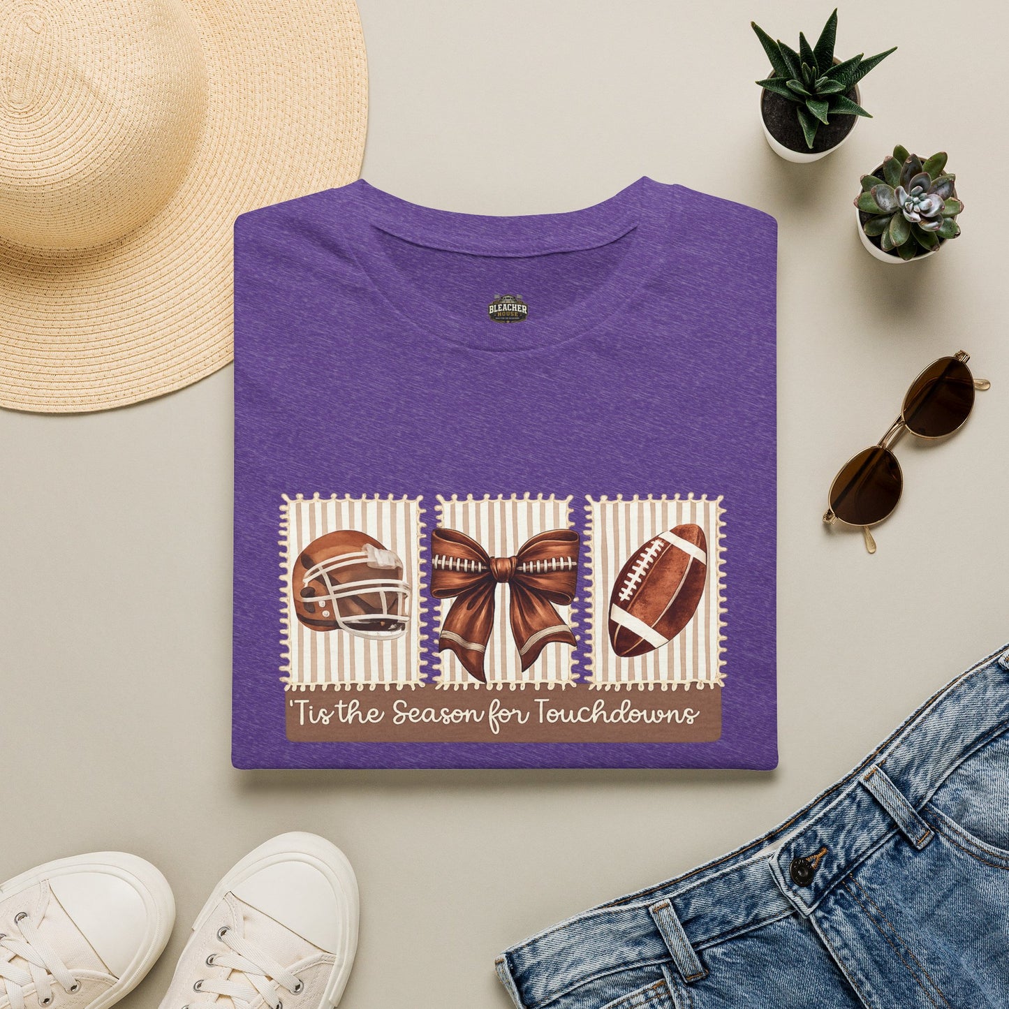 Football Holiday T-Shirt — 'Tis the Season for Touchdowns