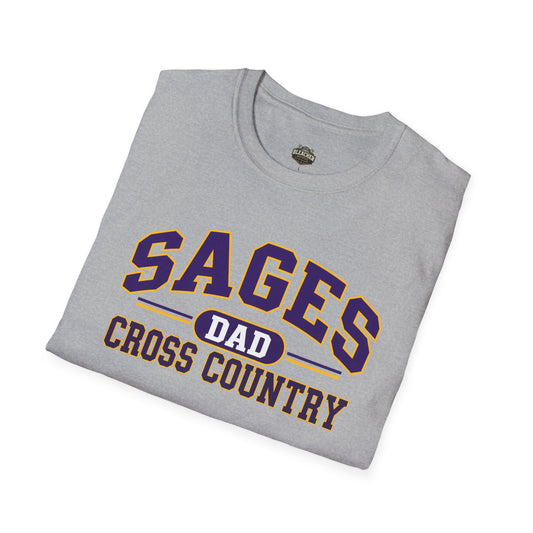 Sages Cross Country Dad T-Shirt — Proud Running Dad Tee