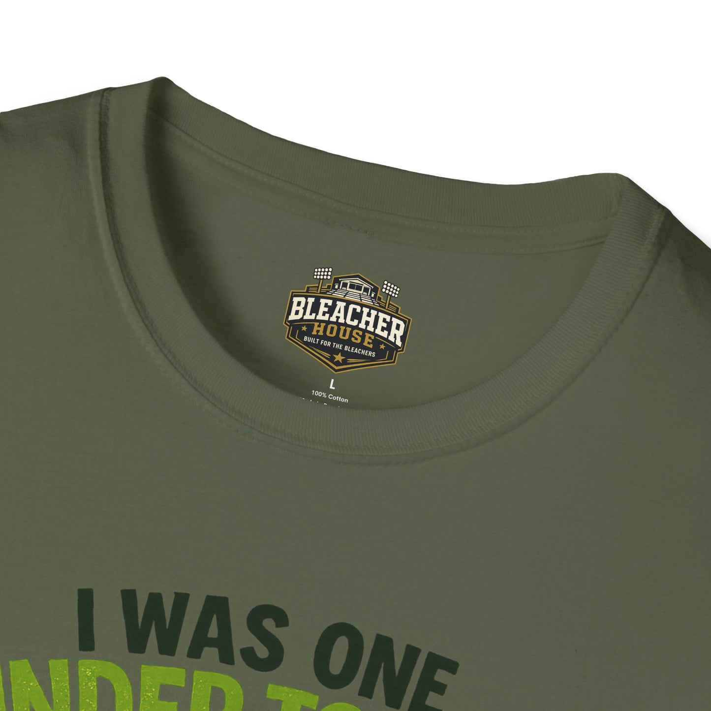 Golf T-Shirt — "I Was One Under Today!" ANIMATED VERSION - Scorecard Golf Humor Shirt