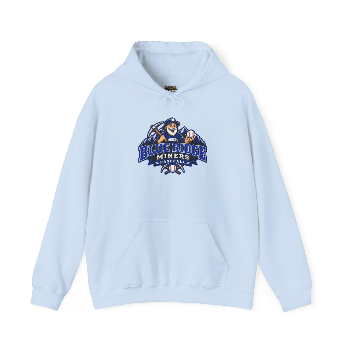 Blue Ridge Miners Mascot Logo Hoodie