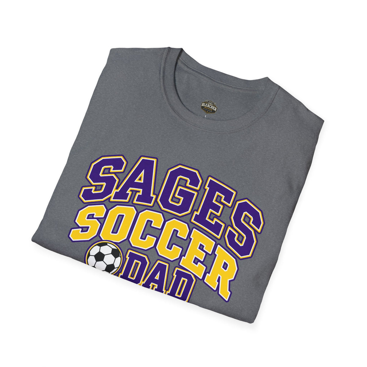 Sages Soccer Dad T‑Shirt — School Team Supportive Fan Tee
