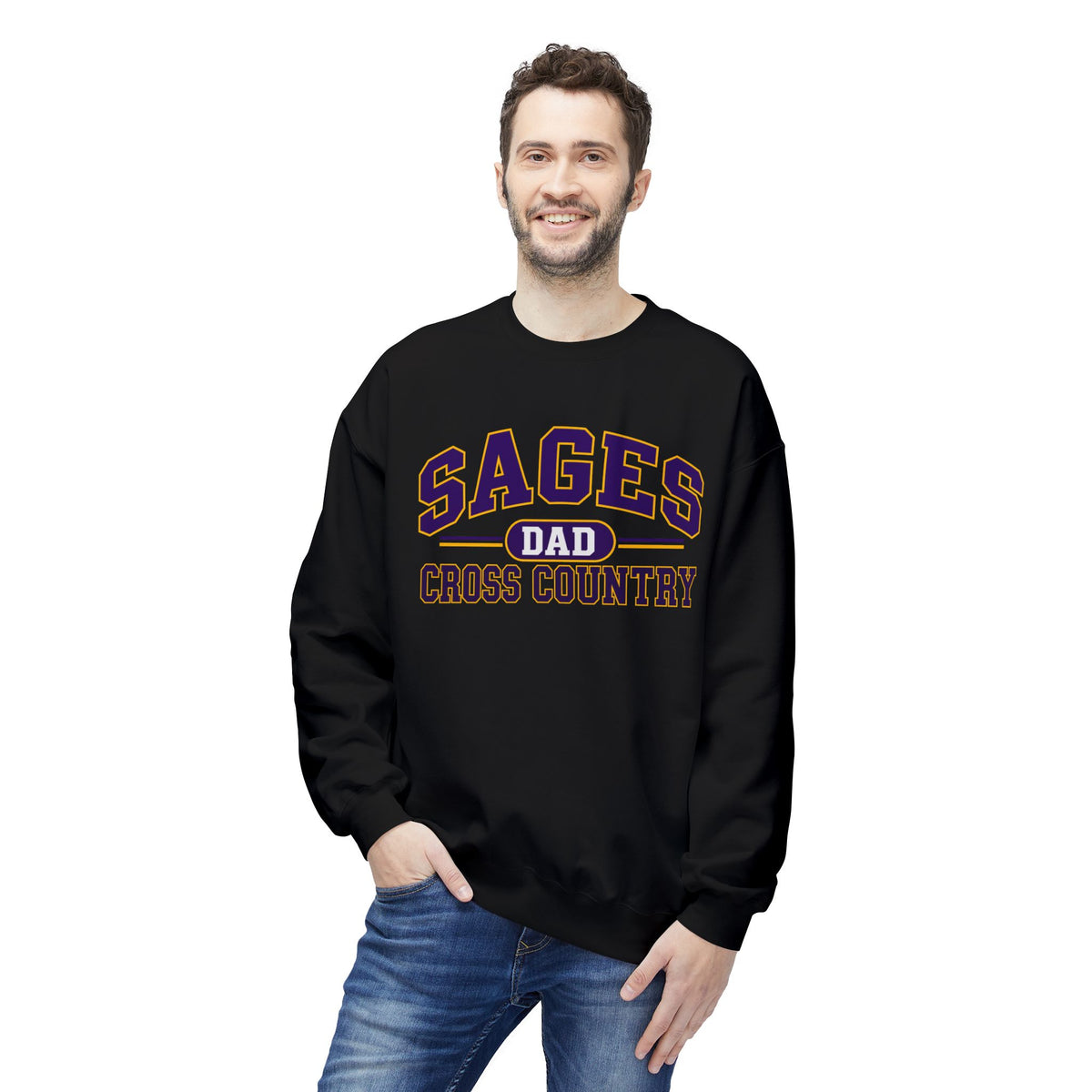 Sages Cross Country Dad Sweatshirt — Team Spirit Crewneck