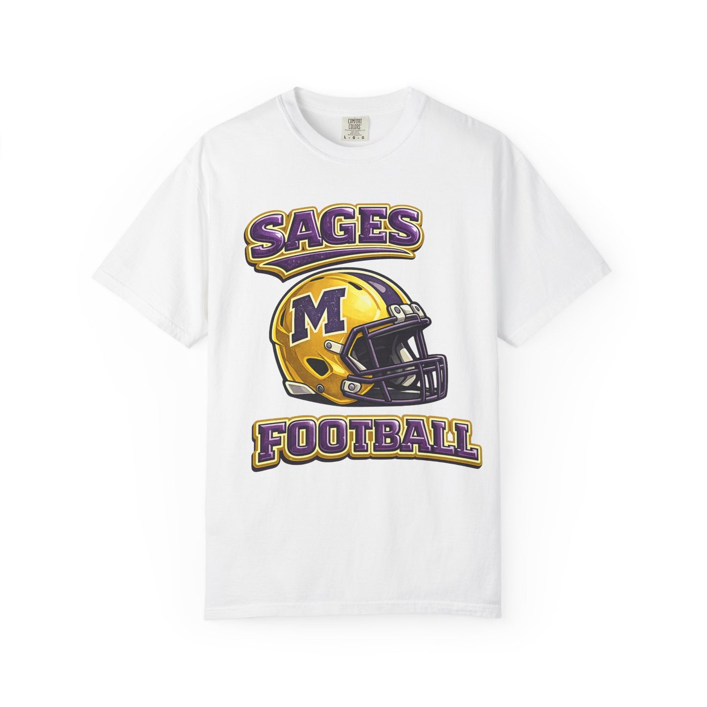 Sages Football Shiny Helmet T-Shirt