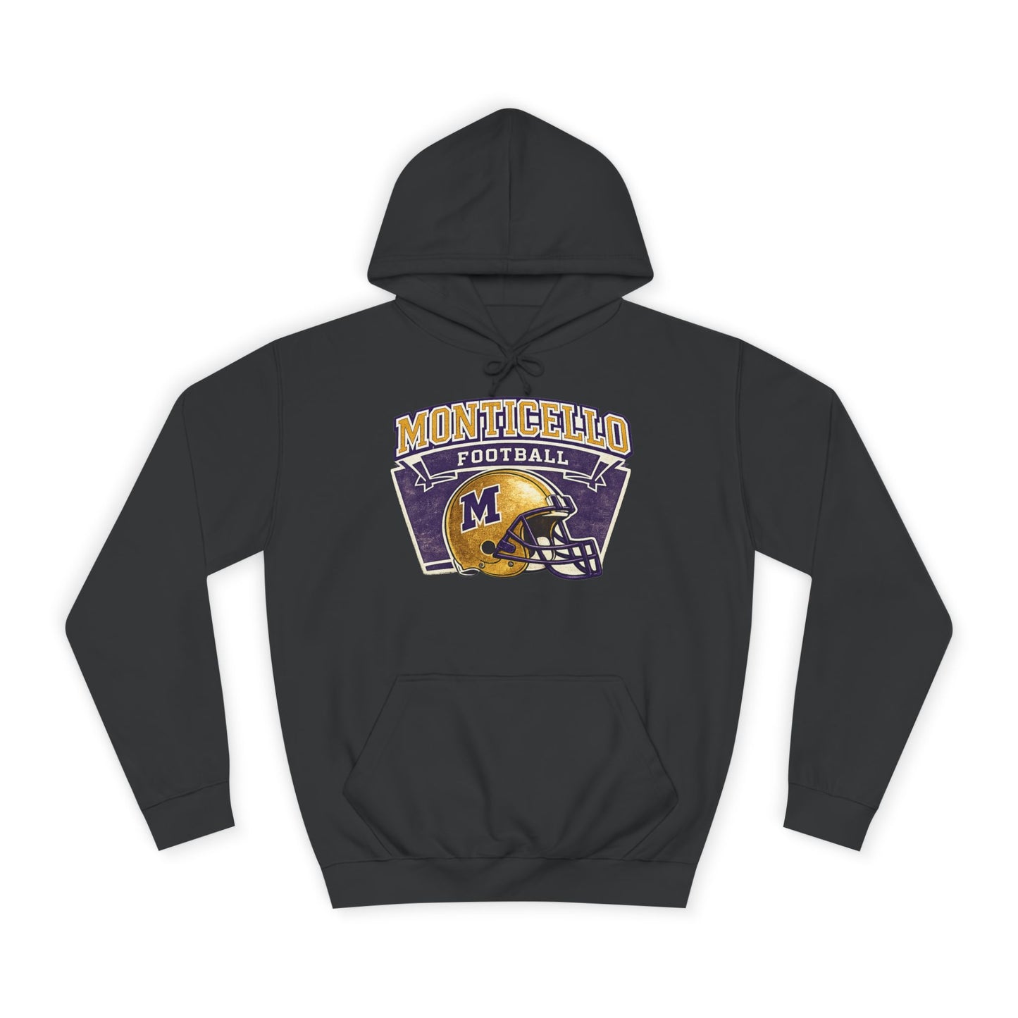 Monticello Football Hoodie — Vintage Helmet Hoodie