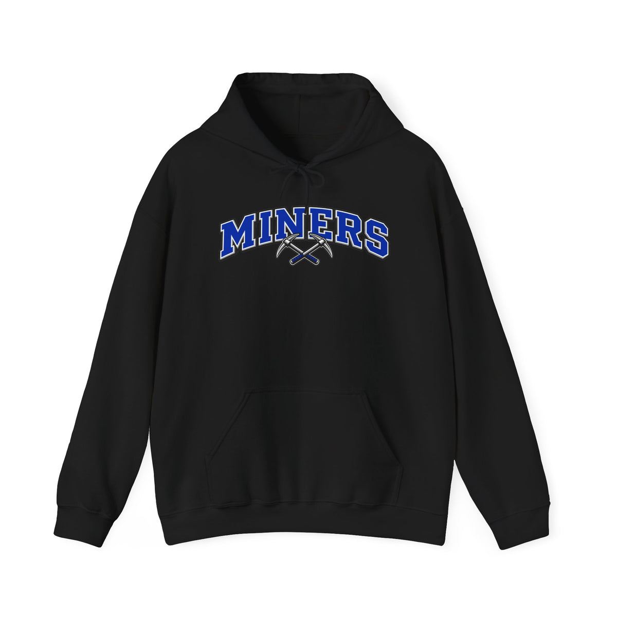 Miners Block Letter and Logo Hoodie